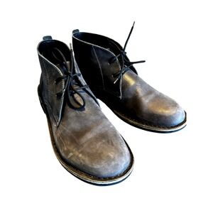 Veldskoen Size 12 Heritage Grey Leather Chukka Boots Mens Lace Up Ankle Shoes